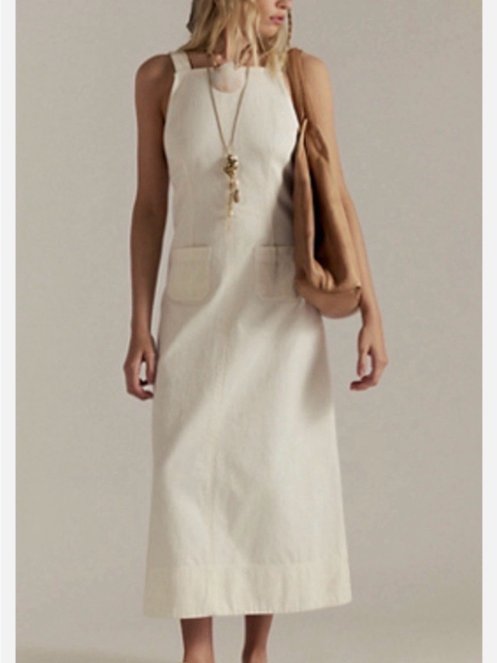 Free People Dex Midi Dress Xs In Cream